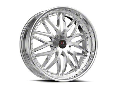 Cavallo CLV-46 Nano Chrome Wheel; 18x8; 35mm Offset (10-14 Mustang GT w/o Performance Pack, V6)