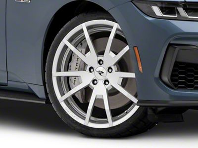Outlaw HiHo Silver Wheel; 20x9; 35mm Offset (24-25 Mustang)