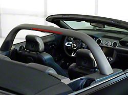 Classic Light Bar with Brake Light; Black (15-25 Mustang Convertible)