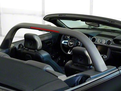 Classic Light Bar with Brake Light; Black (15-25 Mustang Convertible)