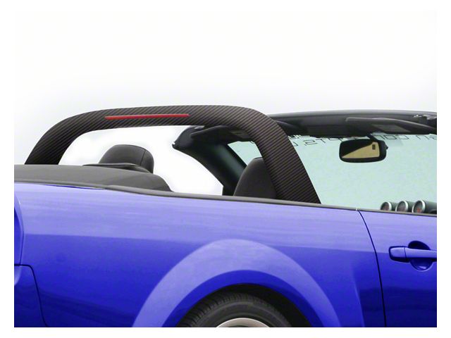 CDC Classic Light Bar with Interior Dome Light; Carbon Fiber (05-14 Mustang Convertible)