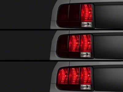 Raxiom Sequential Tail Light Kit; Plug-and-Play (05-09 Mustang)