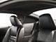CDC Interior Quarter Window Covers; Charcoal (05-09 Mustang)