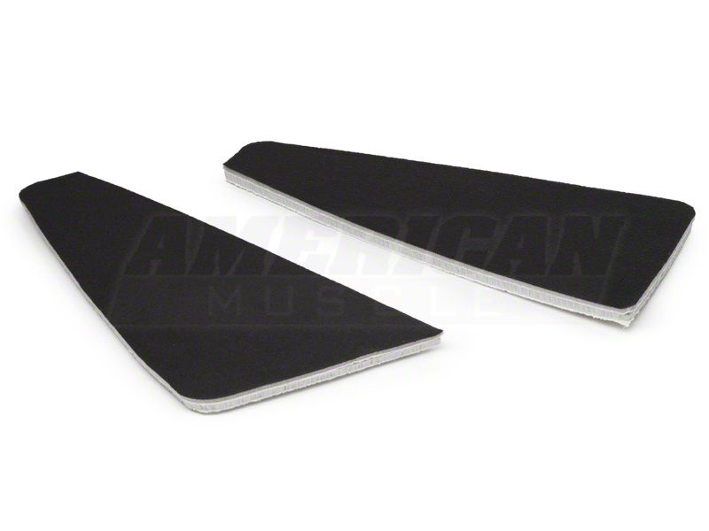 1 Pair 1/4 Quarter Side Window Louvers Scoop Cover Vent