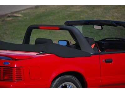 Classic Light Bar; Carbon Fiber (90-93 Mustang Convertible)