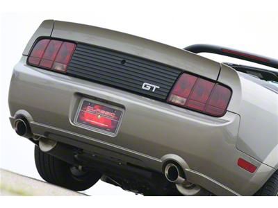 CDC Decklid Panel with GT Logo; Black (05-09 Mustang GT)