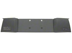 Honeycomb Trim Decklid Panel with Mach 1 Logo; Black (03-04 Mustang Mach 1)