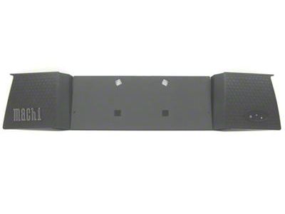Honeycomb Trim Decklid Panel with Mach 1 Logo; Black (03-04 Mustang Mach 1)