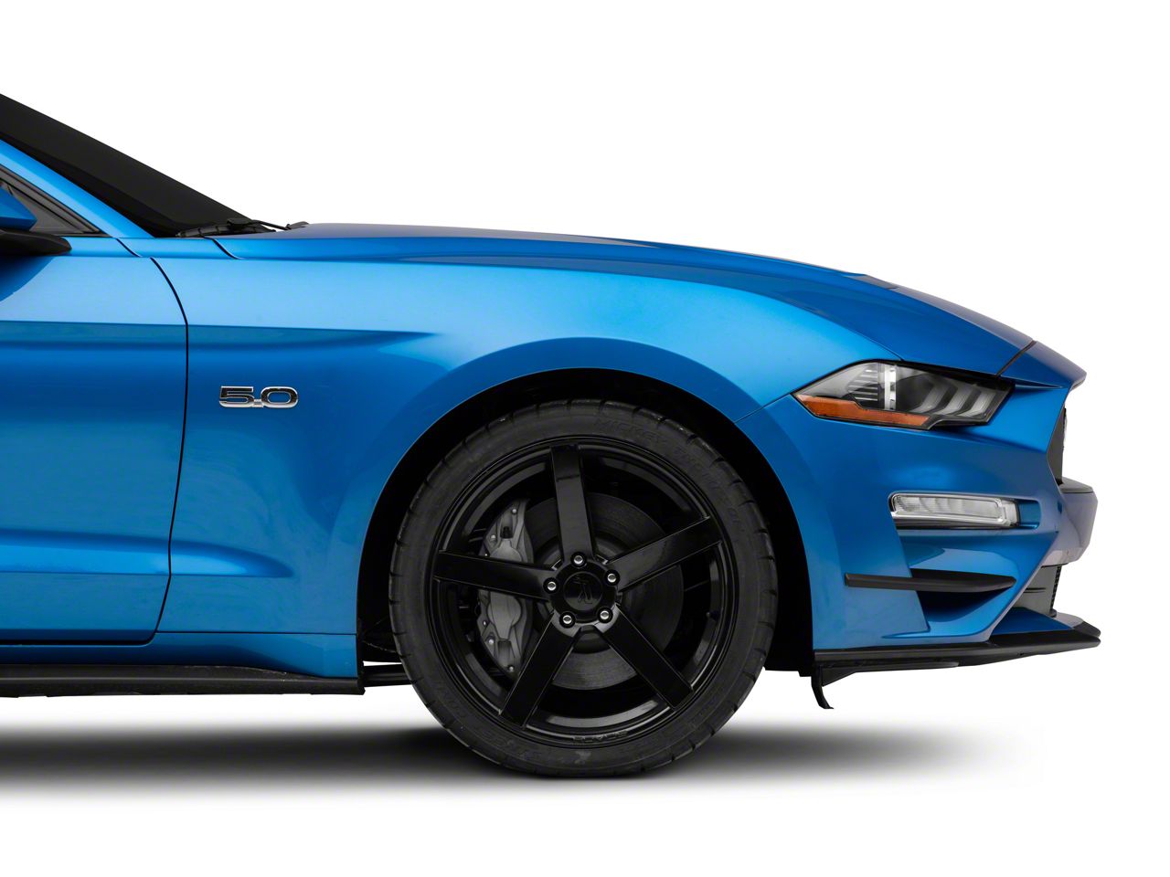 CDC Mustang Outlaw Front Bumper Winglets 1811-7000-01 (18-23 Mustang GT ...
