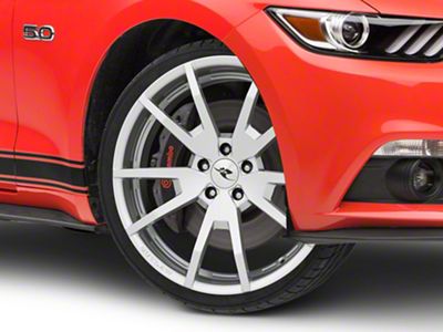 Outlaw HiHo Silver Wheel; 20x9; 35mm Offset (15-23 Mustang GT, EcoBoost, V6)