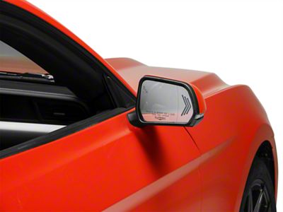 Sequential Turn Signal Mirrors; BLIS Indicator with Aspheric Glass (15-23 Mustang)