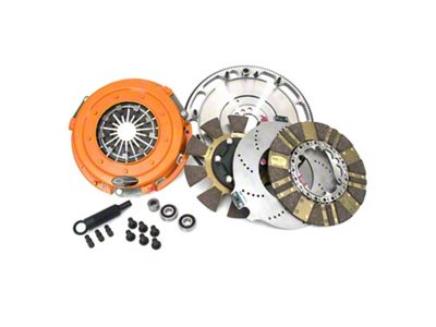 Centerforce DYAD DS Organic/Carbon Twin Disc Clutch Kit with Flywheel; 26-Spline (10-15 Camaro SS, Z/28)