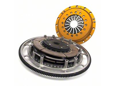 Centerforce DYAD XDS 8.75 Sintered Metallic Twin Disc Clutch Kit with Flywheel; 26-Spline (98-02 5.7L Camaro)