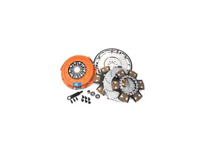 Centerforce DYAD XDS Cerametallic Twin Disc Clutch Kit with Flywheel; 26-Spline (10-15 Camaro SS, Z/28)