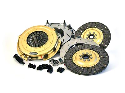 Centerforce SST Solid Street Twin Disc Organic Clutch Kit with Flywheel; 26-Spline (16-18 Camaro SS, ZL1)