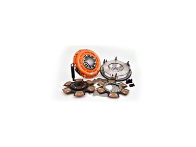 Centerforce DYAD XDS Cerametallic Twin Disc Clutch Kit with Flywheel; 26-Spline (08-10 V8 HEMI Challenger; 12-23 V8 HEMI Challenger)