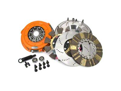 Centerforce DYAD DS Organic/Carbon Twin Disc Clutch Kit with 8-Bolt Flywheel; 26-Spline (14-19 Corvette C7, Excluding ZR1)