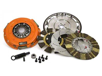 Centerforce DYAD DS Organic/Carbon Twin Disc Clutch Kit with 9-Bolt Flywheel; 26-Spline (09-13 Corvette C6 ZR1)