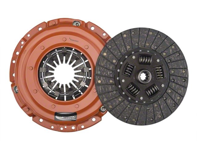 Centerforce Dual Friction Organic/Carbon Clutch Kit; 10-Spline (05-10 Mustang GT)