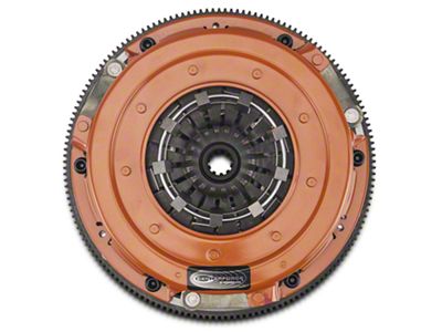 Centerforce DYAD DS Organic/Carbon Twin Disc Clutch Kit with 6-Bolt Flywheel; 10-Spline (81-85 5.0L Mustang)