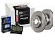 Select Axle Plain Brake Rotor and Pad Kit; Front and Rear (12-14 Charger Enforcer, Pursuit)