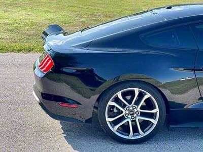 Cerbinator Auto Designs Beadless Version Ducktail Short Blade Rear Spoiler; Bare Metal (15-23 Mustang Fastback)