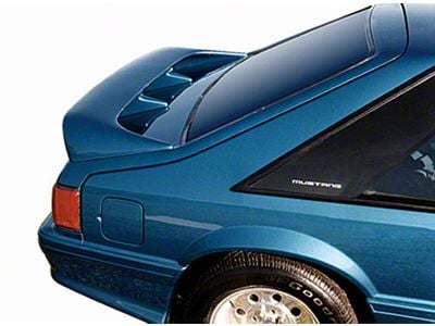 Cervini's Cobra Style Rear Wing; Unpainted (79-93 Mustang Hatchback)
