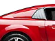 Cervini's Quarter Window Covers; Unpainted (05-14 Mustang Coupe)
