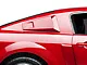 Cervini's Quarter Window Scoops; Unpainted (05-09 Mustang Coupe)