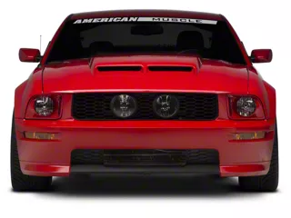 Cervini's Ram Air Hood; Unpainted (05-09 Mustang GT, V6)