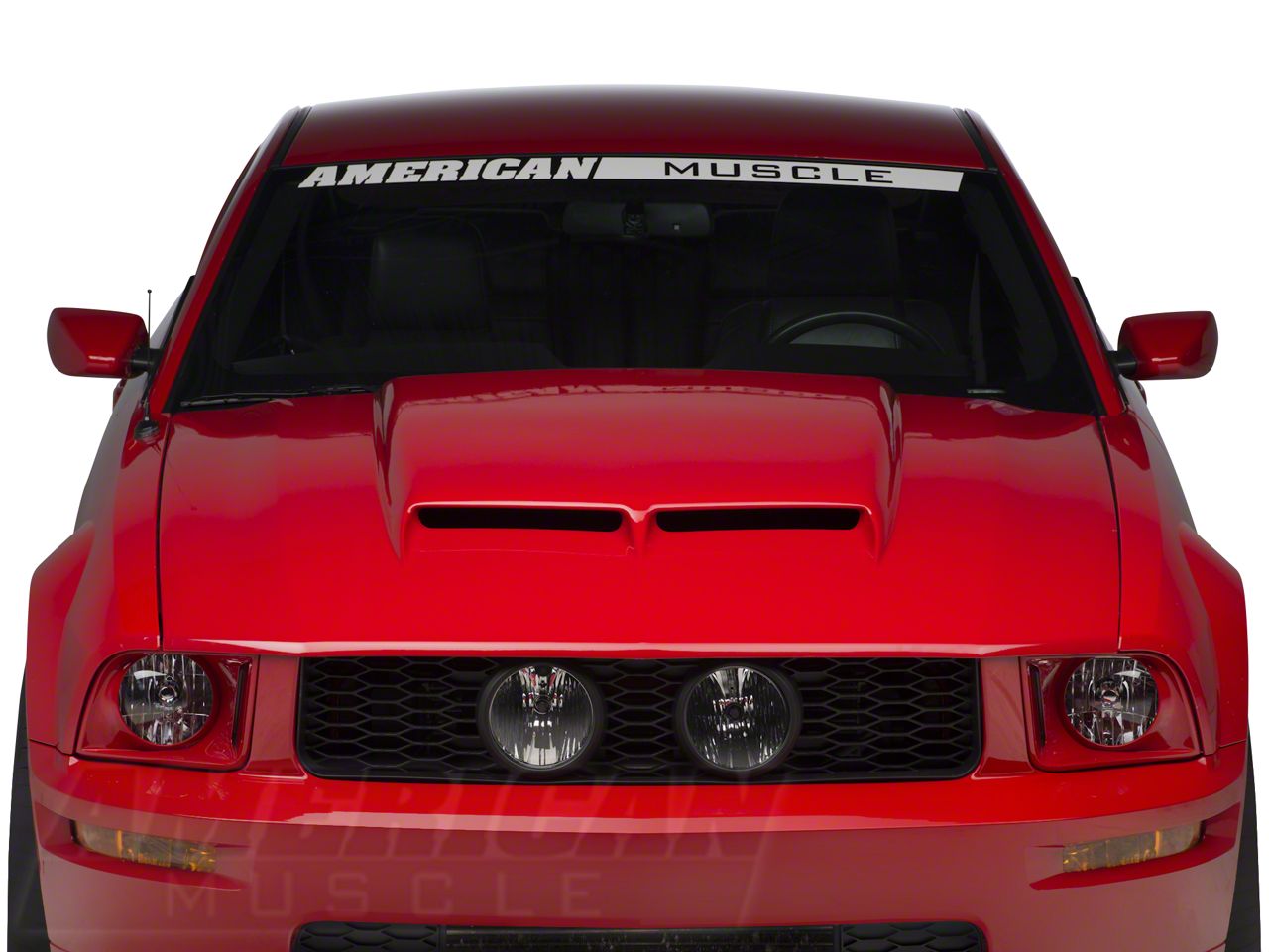 Cervini's Ram Air Hood; Unpainted (05-09 Mustang GT, V6)