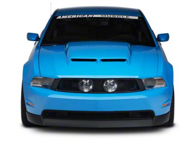 Cervini's Ram Air Hood; Unpainted (10-12 Mustang GT, V6)