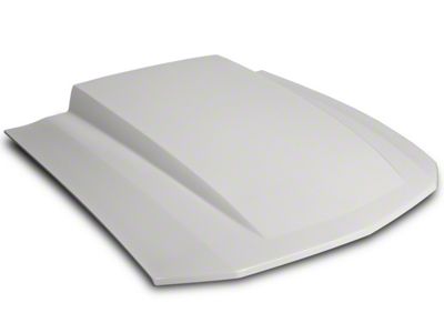 Cervini's 2.50-Inch Cowl Hood; Unpainted (05-09 Mustang GT, V6)