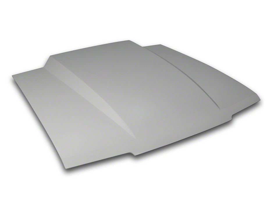 Cervini's Mustang 2.50-Inch Cowl Hood; Unpainted 106 (83-86