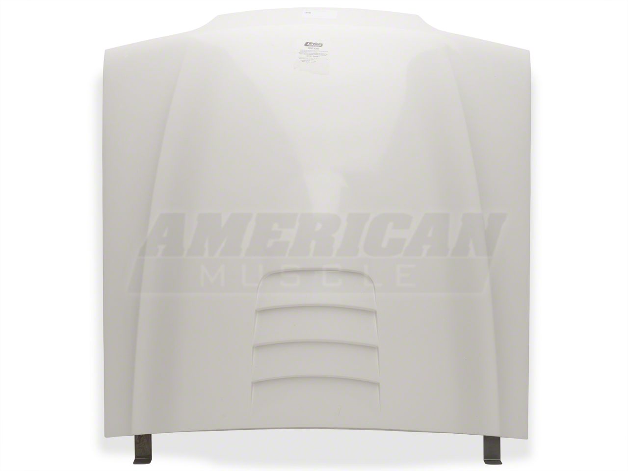 Cervini's Mustang 2-Inch 2000 Cobra R Style Hood; Unpainted Cervini's Mustang 2-Inch 2000 Cobra R Style Hood; Unpainted