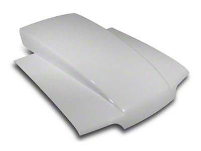 Cervini's 5.50-Inch Lift Off Cowl Hood; Unpainted (87-93 Mustang)