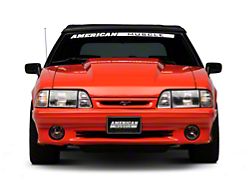 Cervini's 2.50-Inch Cowl Hood; Unpainted (87-93 Mustang)