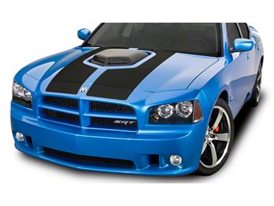 Cervini's Shaker Hood Kit with Matte Black Scoop (06-10 Charger R/T, SRT8)