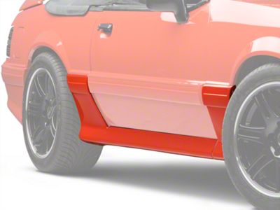 Cervini's 93 Cobra Style Side Skirts (87-93 Mustang GT, LX)