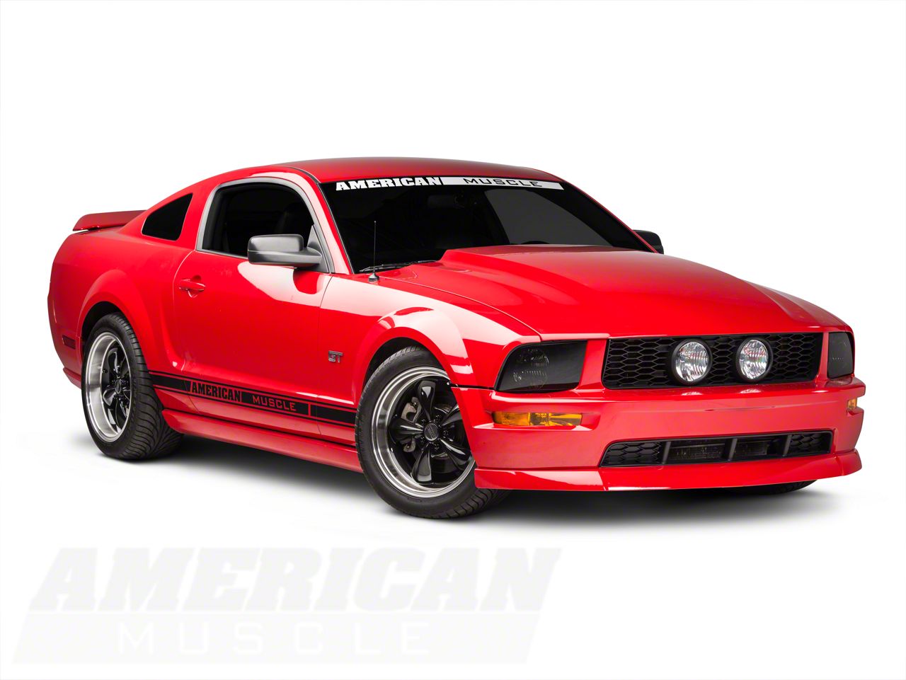 Cervini's Mustang Cobra R Style Hood; Unpainted 1207 (05-09