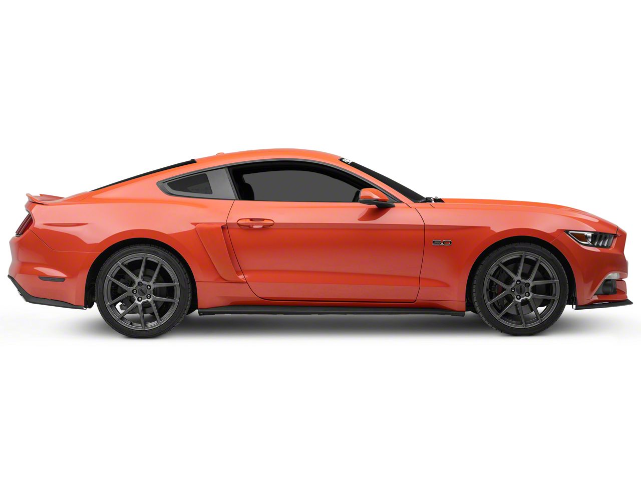 Cervini's Mustang C-Series Side Scoops; Unpainted 4439 (15