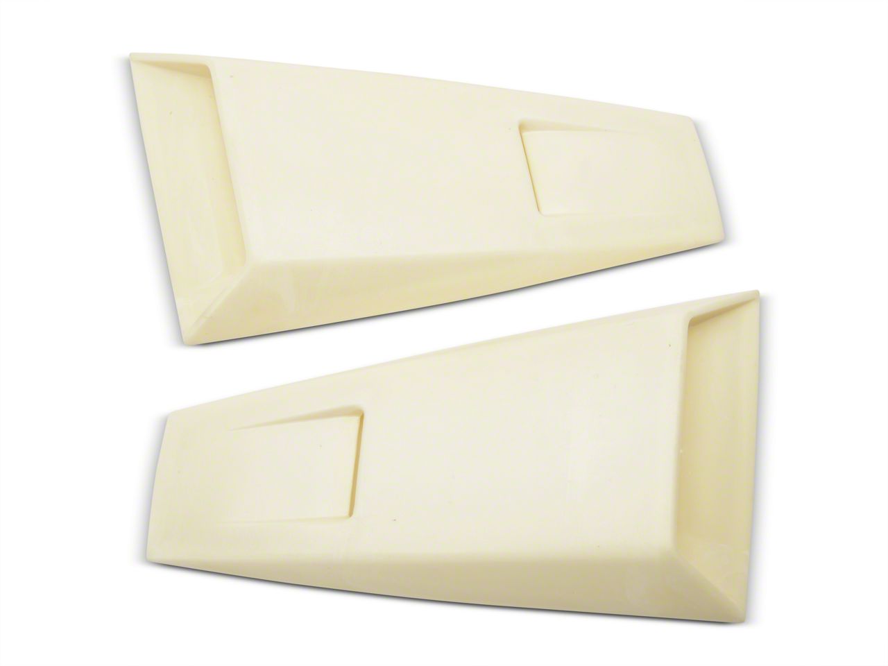 Cervini's Mustang Eleanor Style Quarter Window Louvers; Unpainted 4438