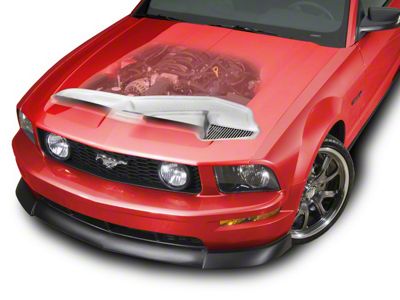 Cervini's Functional Ram Air Kit for Stalker Hood (05-09 Mustang GT, V6)