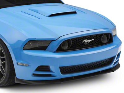 Cervini's GT500 Style Chin Spoiler; Fine Textured Black (13-14 Mustang GT, V6)