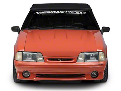 Cervini's Heat Extractor Hood; Unpainted (87-93 Mustang)