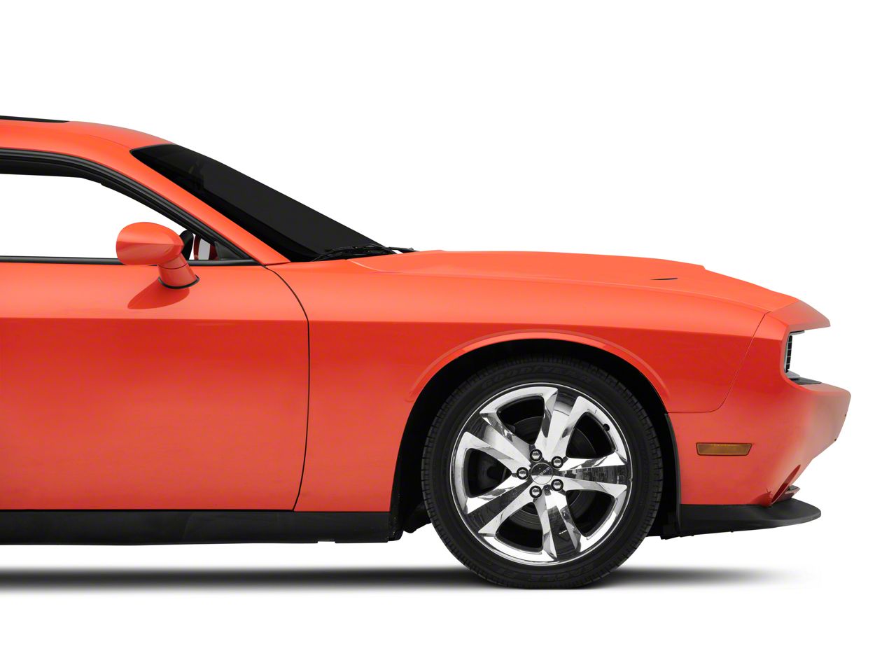 Cervini's Challenger Hellcat Style Hood; Unpainted 8073 (08-23