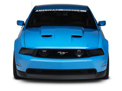 Cervini's Mach 1 Hood; Unpainted (10-12 Mustang GT, V6)