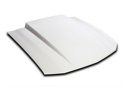 Cervini's 3-Inch Cowl Hood; Unpainted (05-09 Mustang GT, V6)