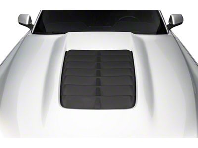 Cervini's GT500 Style Hood; Unpainted (18-23 Mustang GT, EcoBoost)
