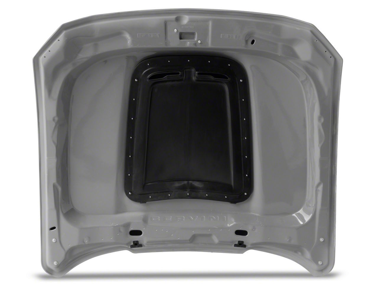 Cervini's Mustang GT500 Style Hood; Unpainted 1245 (18-23 Mustang